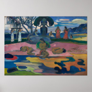 Guds dag av Paul Gauguin Poster