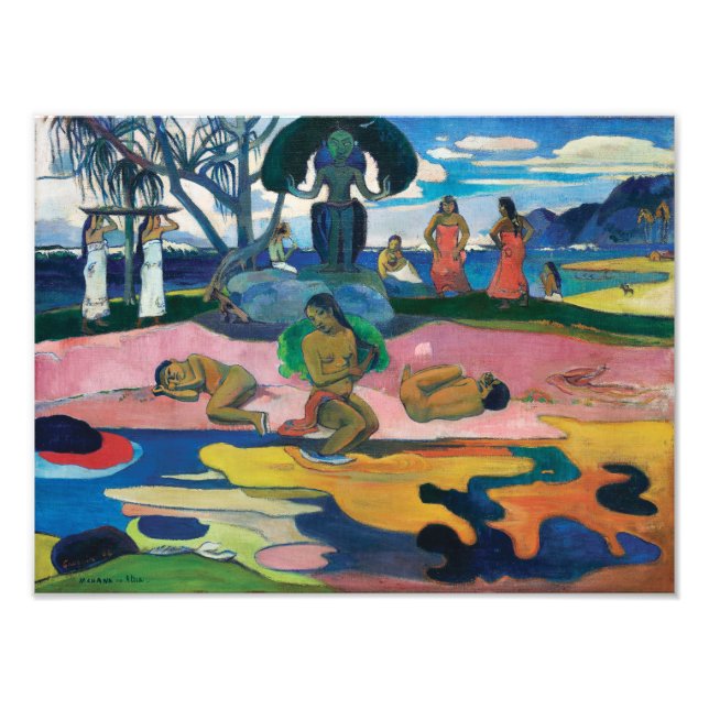 Guds dag | Paul Gauguin | Fototryck (Framsidan)