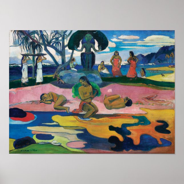 Guds dag | Paul Gauguin | Poster (Framsidan)