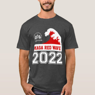 Guds familj Land Freedom 2022 MAGA Red Wave T Shirt