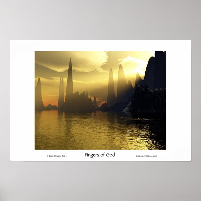 Guds finger poster (Framsidan)