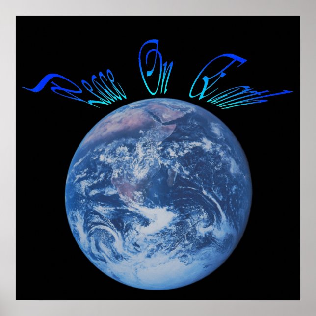 Guds fred på jorden poster (Framsidan)