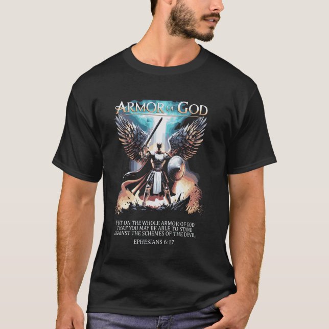 Guds fulla rustning - Efesierbrevet 617 T Shirt (Framsida)