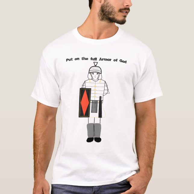 Guds fulla rustning T-Shirt (Framsida)