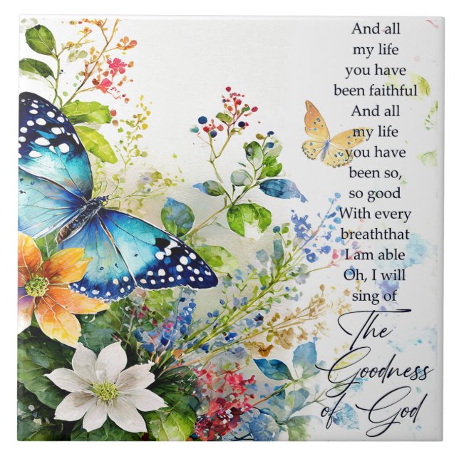 Guds godhet kakelplatta (Framsidan)