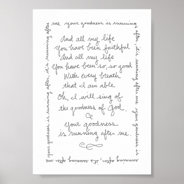 Guds Godhet Skriv ut Poster (Framsidan)