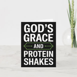 Guds Grace och proteingshakes - Christian 1 Kort