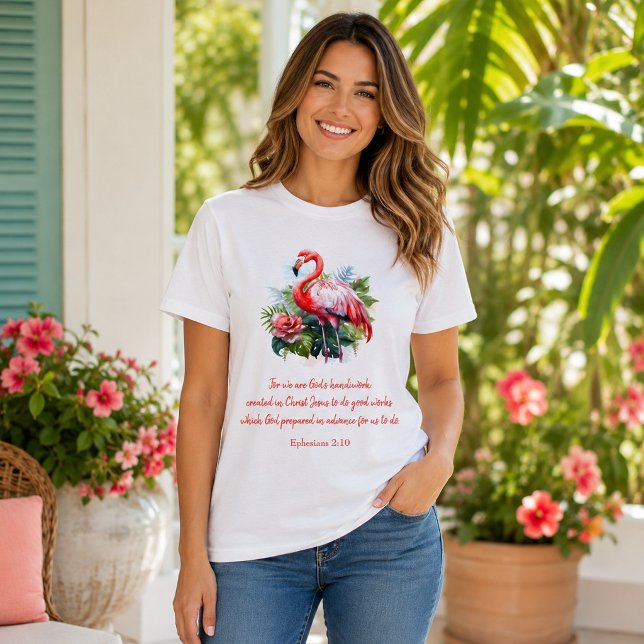 Guds Hantverk Flamingo T Shirt (Skapare uppladdad)