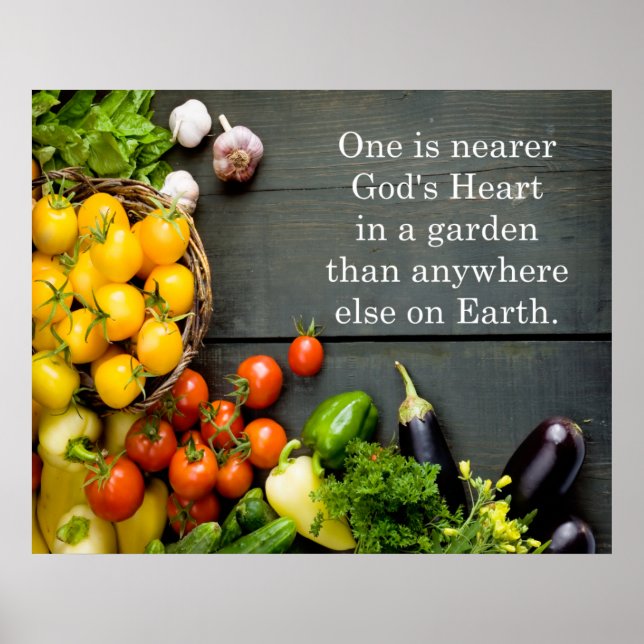 Guds Heart Garden Quote Poster (Framsidan)