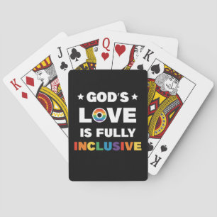 Guds kärlek är fullt inkluderande HBTQ-pridemånad Casinokort