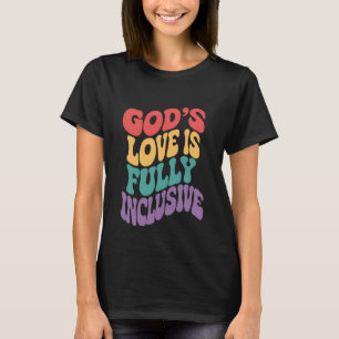 Guds kärlek är fullt inkluderande kristen Jesus HB T Shirt