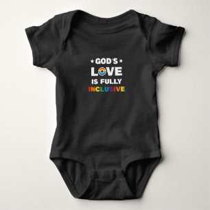 Guds kärlek är helt inkluderande HBTQ-pridemånad T Shirt
