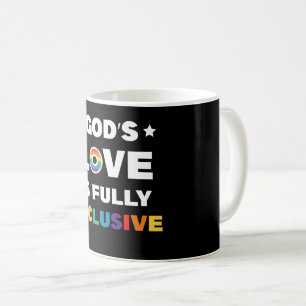 Guds kärlek är helt inkluderande HBTQ-prismånad Kaffemugg