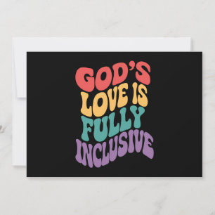 Guds Kärlek är kristet Jesus LGBt Inbjudningar