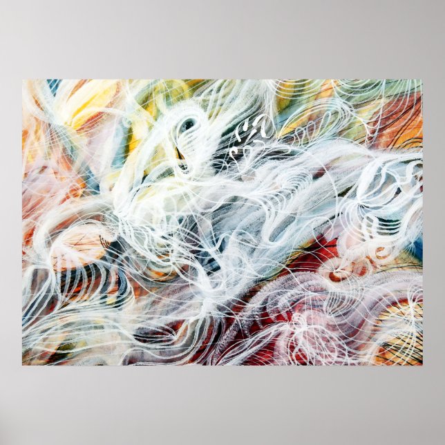 Guds Kärlek av Georgiana Houghton Poster (Framsidan)