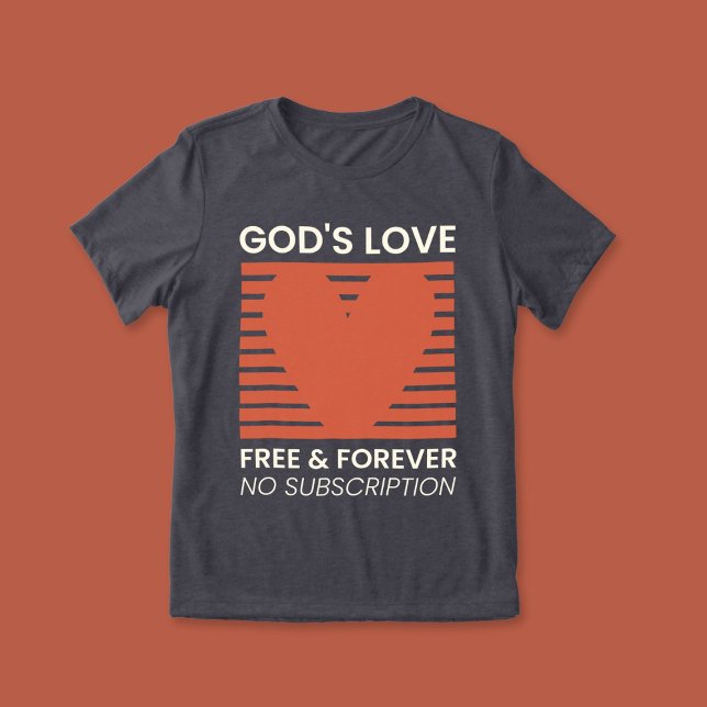 Gud's Kärlek Free Forever No Subscription Christia T Shirt (Skapare uppladdad)