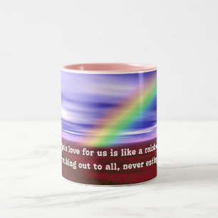 Guds Kärlek Rainbow Två-Tonad Mugg