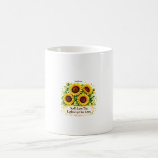 Guds kärlek som lyser upp våra liv kaffemugg