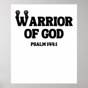 Guds krigare - Psalm 144:1 Poster