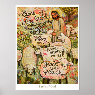 Guds lamm 18 x 24 tum Poster