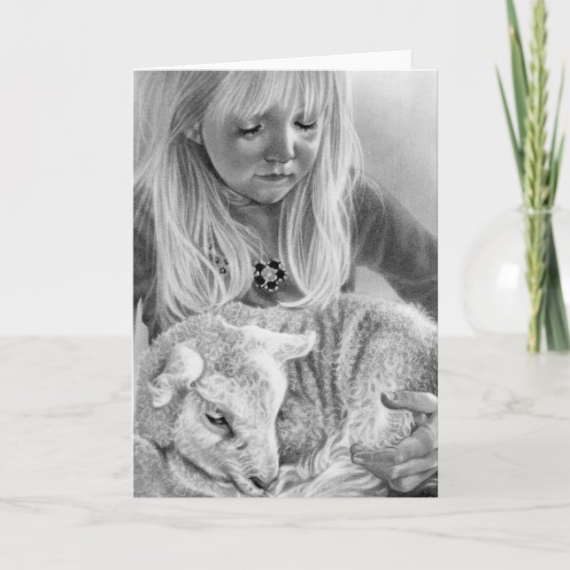 Guds lamm helgkort (Framsida)