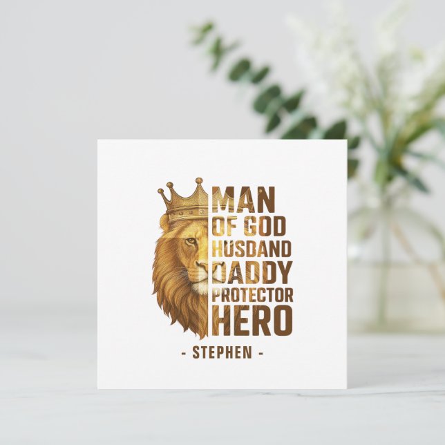 Guds Lejona Krona design - Make, pappa (Stående Fram)