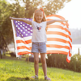 "Guds lilla patriot" Kids 4 juli T-Shirt