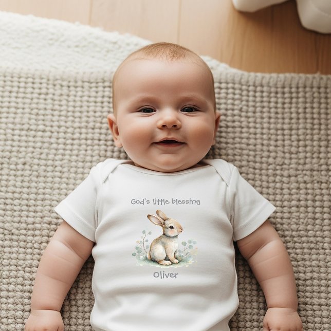 Guds lilla välsignelse Kanin Nyfödd T Shirt (Skapare uppladdad)