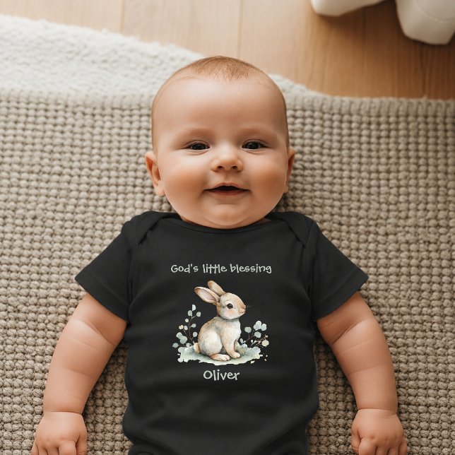 Guds lilla välsignelse Kanin Nyfödd T Shirt (Skapare uppladdad)