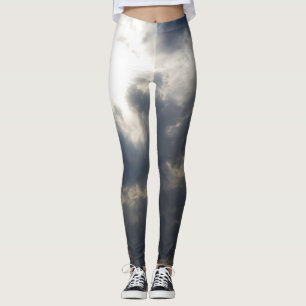 Guds ljus genom moln leggings