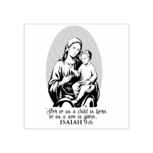 Guds löften Mary och Jesus - Isaiah 9:6 Stämpel