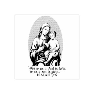Guds löften till Maria och Jesus - Jesaja 9:6 Stämpel