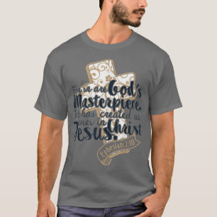Guds mästerverk Christian Gift Bible Verse T-Shi T Shirt