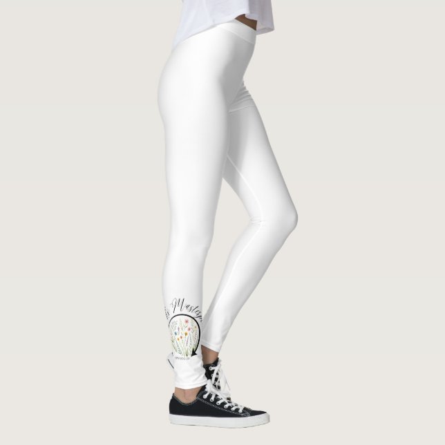 Guds mästerverk Efesierbrevet 2:10 Bibelvers Leggings (Höger)