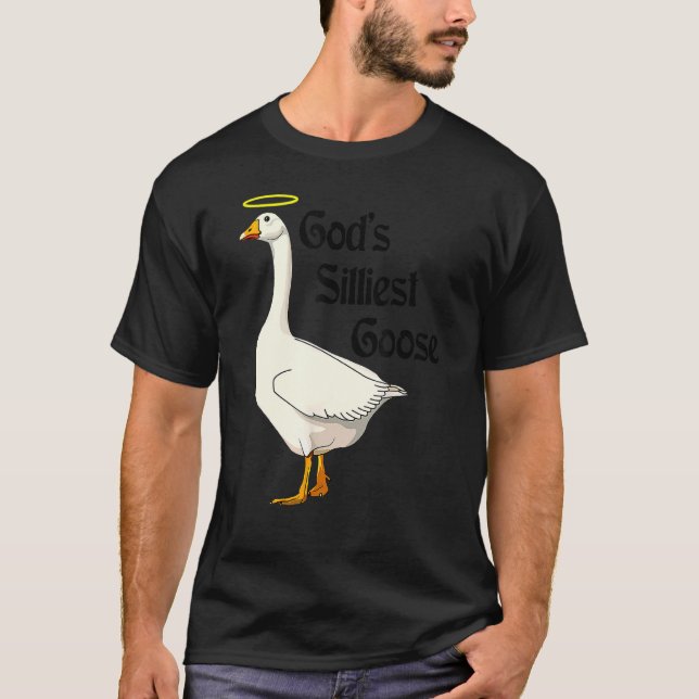 Guds minsta Goose Anka T Shirt (Framsida)