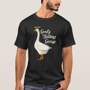 Guds minsta Goose Funny Anka Älskare Premium_6 T Shirt