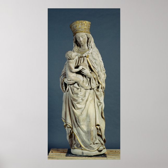 Guds Mor med spädbarnet Kristus, 1470 Poster (Framsidan)