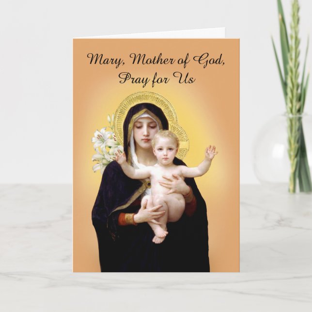 Guds Mor till Mary och Jesus Kort (Framsida)