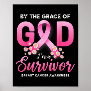 Guds nåd.. Jag är en Survivor Breast Cancer Surv Poster