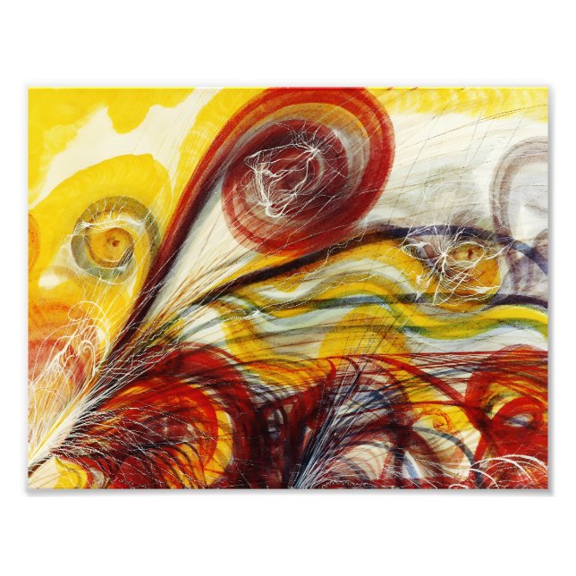 Guds Öga av Georgiana Houghton Fototryck (Framsidan)