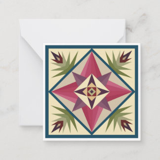 Guds Öga Barn Quilt Flat Notecard Anteckningskort