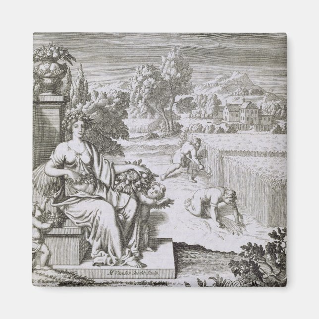 Guds Öga bevakar skörden, illustration av Magnet (Framsidan)