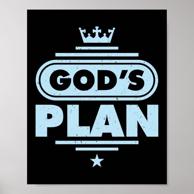 Guds plan Jesus Faith Poster (Framsidan)