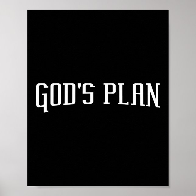 Guds plan Jesus Faith Poster (Framsidan)