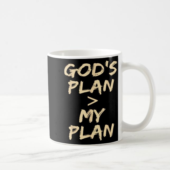 Guds Plan > Min Plan Roliga Kristna Kaffemugg (Höger)