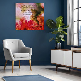 Guds plan Skripturteckning Canvastryck