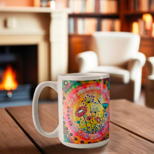 Guds plan Söt Blommigt inspiration Kaffemugg