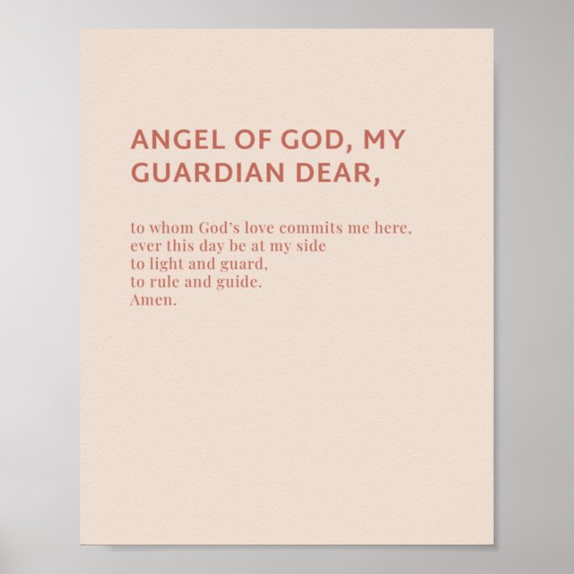 Guds Prayer Poster (Framsidan)