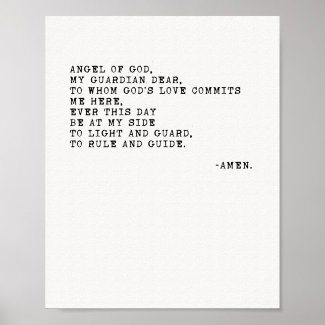 Guds Prayer Poster (Framsidan)