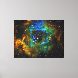 Guds ring - Rosette Nebula - Distinguyed Canva Canvastryck